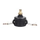 thumbnail image 1 of Adaptador De Asa IBC, Cubo De Tonelada Resistente, Conector Rápido Para Manguera De Agua, Barril De Tonelada, Boquilla De Latón De 2 Pulgadas, 1 of 5