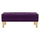 thumbnail image 1 of Banqueta Wood 2c Felpa 05 Morado, 1 of 4