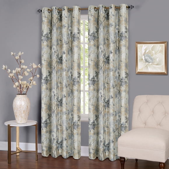 Cortinas de ventana ACHIM Tranquil Lined Blackout 127 x 213 cm