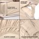 thumbnail image 4 of Juego de sábanas Utopia Bedding Twin XL de microfibra cepillada, color beige, 4 of 7