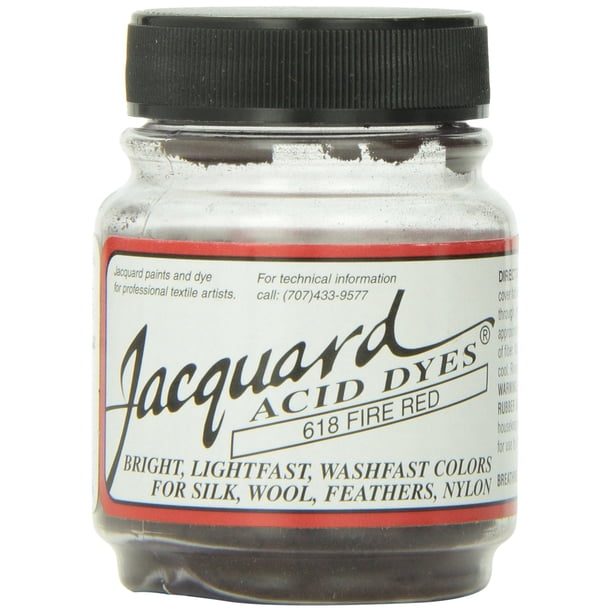 Tinte ácido Jacquard 15 ml color rojo fuego resistente al color | Lider