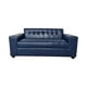 thumbnail image 1 of Sofa Dos Cuerpos Ecocuero Azul, 1 of 3