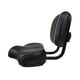 thumbnail image 3 of Sillín De Asiento De Bicicleta Transpirable Ancho Grande Sillín De Bicicleta Para Ciclismo Mujeres Negro, 3 of 5