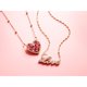 thumbnail image 2 of Collar Brilliance Love de Plata Sterling 925 con Oro de 14 kt, 18 in, 2 of 3
