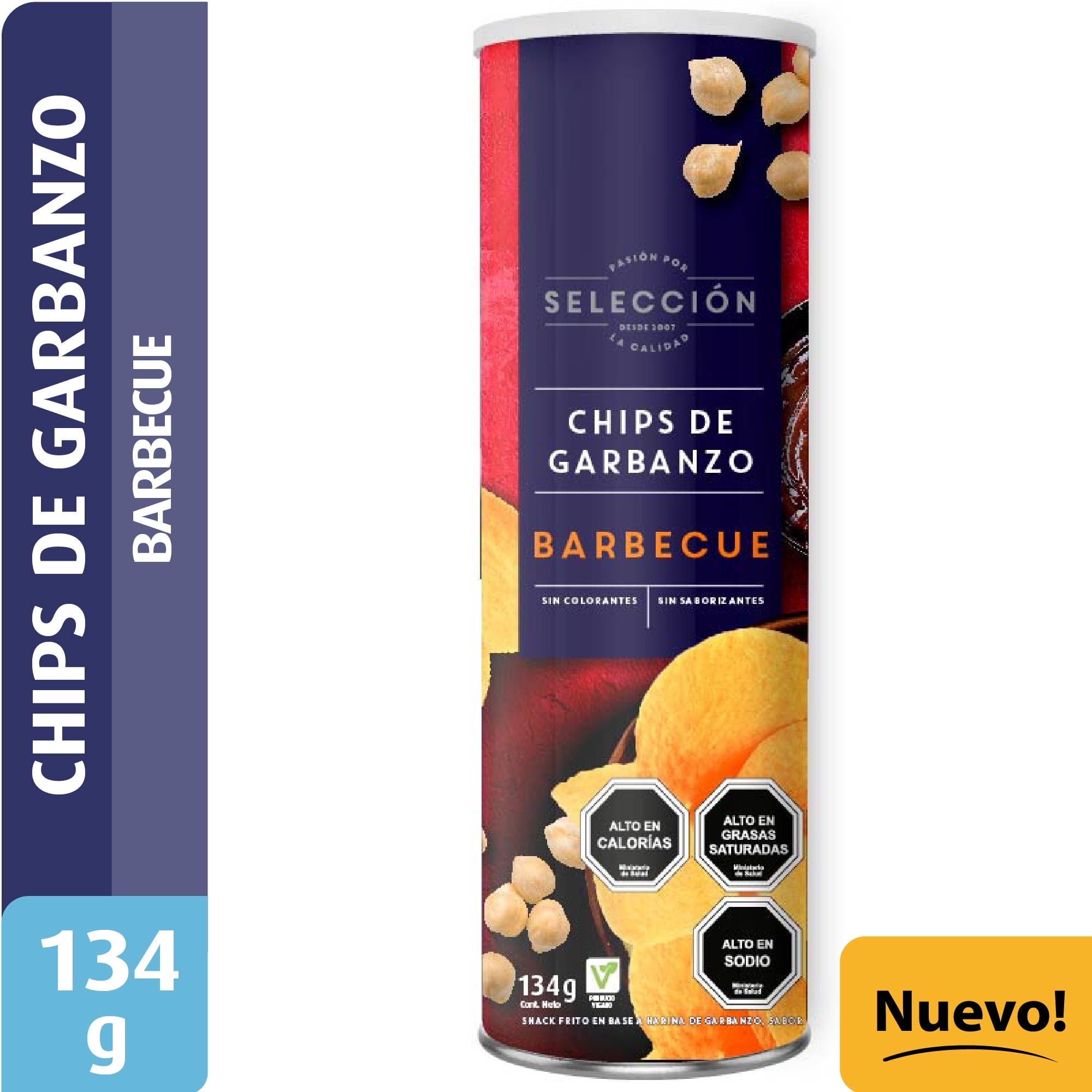 Chips Garbanzo Barbecue 134 g Selección