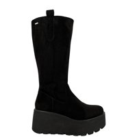 Bota Larga Con Plataforma Lek Negro Alquimia