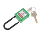 thumbnail image 4 of PL38-KD Candado De Bloqueo De Seguridad Curvado De PVC De 38 Mm, Verde, 4 of 5