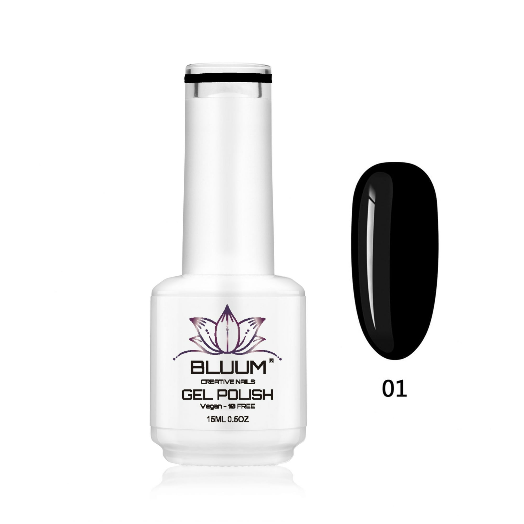 Bluum Creative Nails - Esmalte Permanente Bluum Negro 15ml