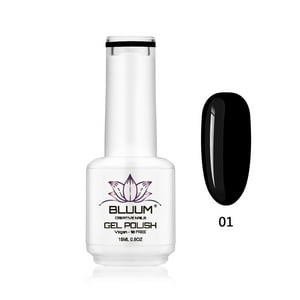 Bluum Creative Nails - Esmalte Permanente Bluum Negro 15Ml