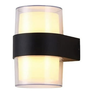 Hb Importaciones - Apliqué De Pared Led Exterior Cilindro 10W Cálido