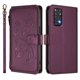 thumbnail image 2 of Funda Cartera Mariposa para [Xiaomi Redmi Note 12S 4G] con Soporte y Cremallera Violeta, 2 of 6