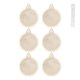 thumbnail image 1 of 6 Piezas De Rodajas De Madera DIY Encantos Chip Para Decoraciones De árbol De Navidad De Vacaciones De Navidad, 1 of 5