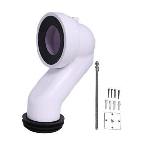 Magideal - Adaptador De Tubería De Drenaje De Inodoro, Extensión De Brida, Conector, Descarga De Tubería De Aguas Residuales, Instalación Robusta, Adecuado Para Estilo A