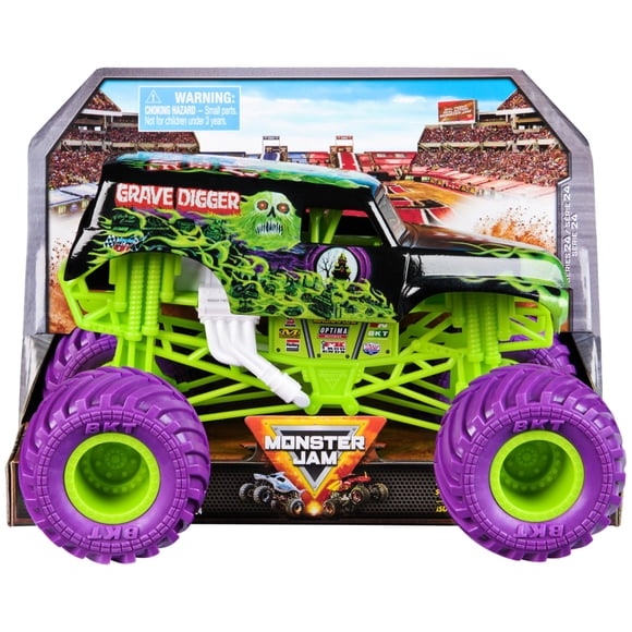 Camión Die-Cast Monster Jam Grave Digger a Escala 1:24