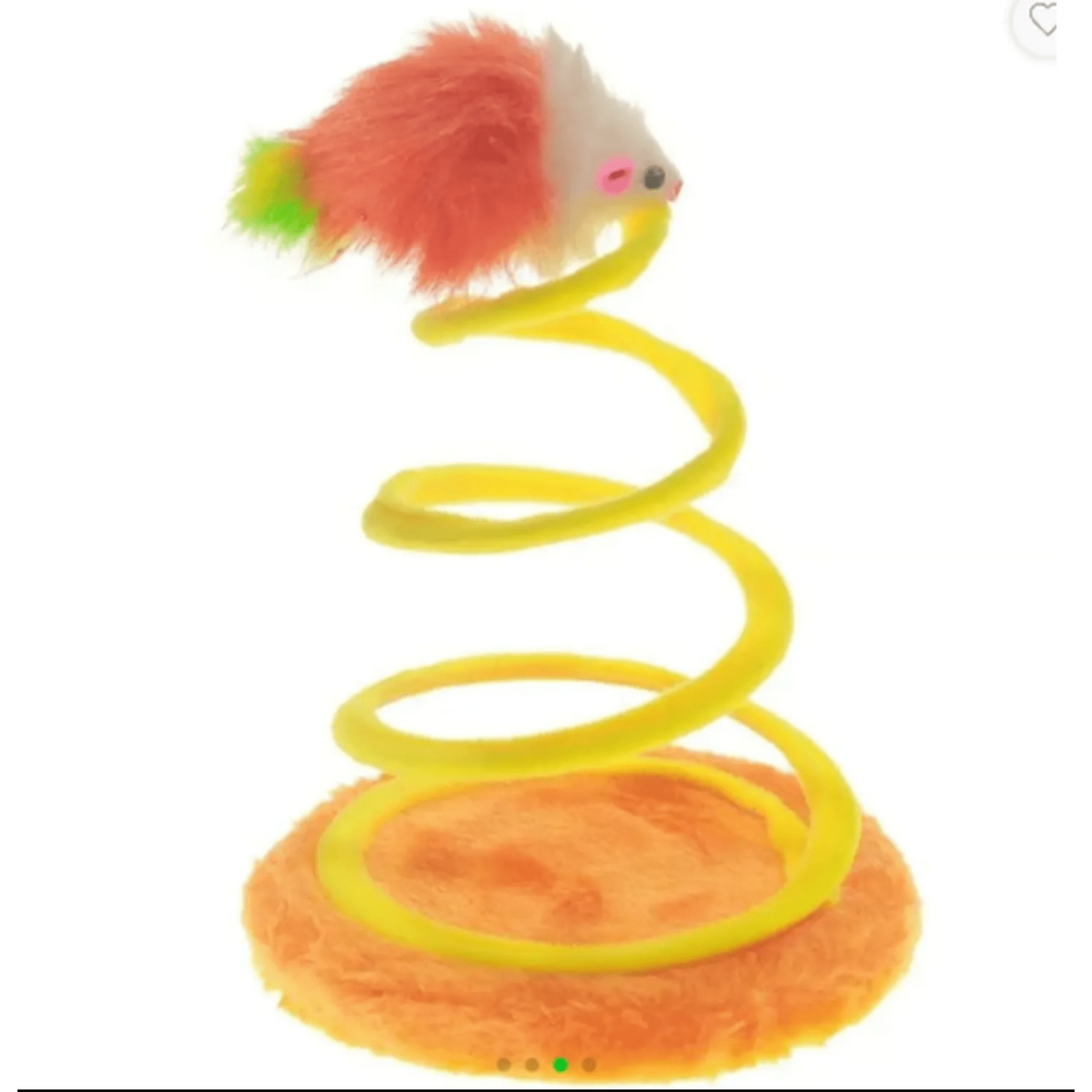 Genérico - Mini Rascador En Espiral Raton Para Gatos