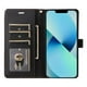 thumbnail image 4 of FOXDOCK Funda tipo Cartera para iPhone 12 – Cubierta de Cuero PU con Múltiples Ranuras, Bolsillo para Efectivo y Correa de Muñeca, 4 of 6