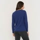 thumbnail image 2 of Polera Mujer Manga Larga Ojetillos Navy Corona, 2 of 5