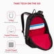 thumbnail image 2 of Mochila SwissGear 1186 Bungee 26L, negro/gris, 43 cm, 2 of 7