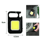 thumbnail image 3 of Linterna Led Cob Recargable Llavero Gancho Mini Luz Magnetic Linterna Negro Luz Blanco, 3 of 3