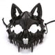 thumbnail image 1 of 1pc, Half-face Mask, Fierce Tiger And Wolf Mask, Halloween Party Performance Cosplay Costume Supplies, Halloween Costume Prop, Halloween Decor Supplies, 1 of 3