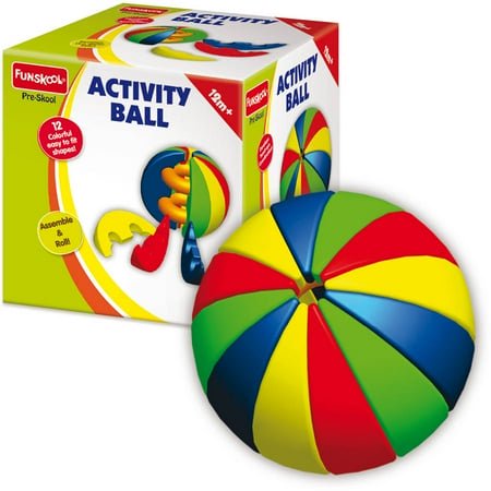 Pelota de actividad Funskool con 12 segmentos para niños