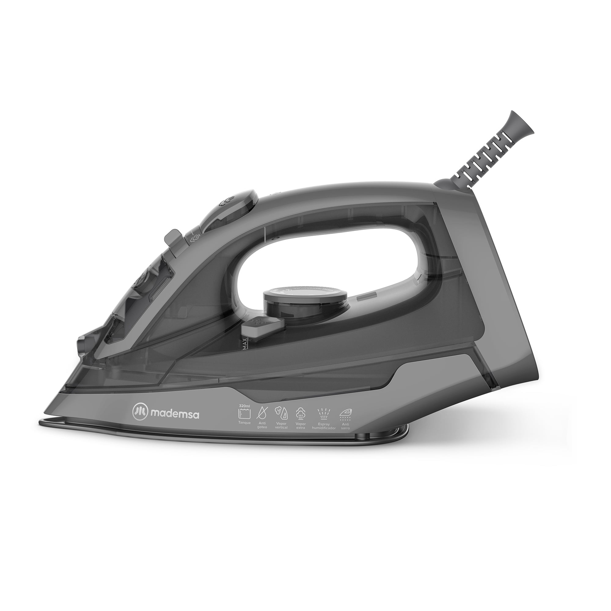 Mademsa - Plancha A Vapor Mir30 2000w Gris