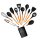 thumbnail image 3 of Set De Utensilios De Silicona Y Madera Para Cocina Negro, 3 of 3