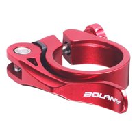 Ioensy - Abrazadera Para Tija De Sillín De Bicicleta Abrazadera Para Sillín De Bicicleta Para Bicicleta Plegable Bicicleta De Carretera Rojo 31,8 Mm