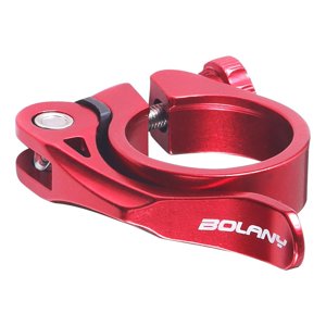 Ioensy - Abrazadera Para Tija De Sillín De Bicicleta Abrazadera Para Sillín De Bicicleta Para Bicicleta Plegable Bicicleta De Carretera Rojo 31,8 Mm