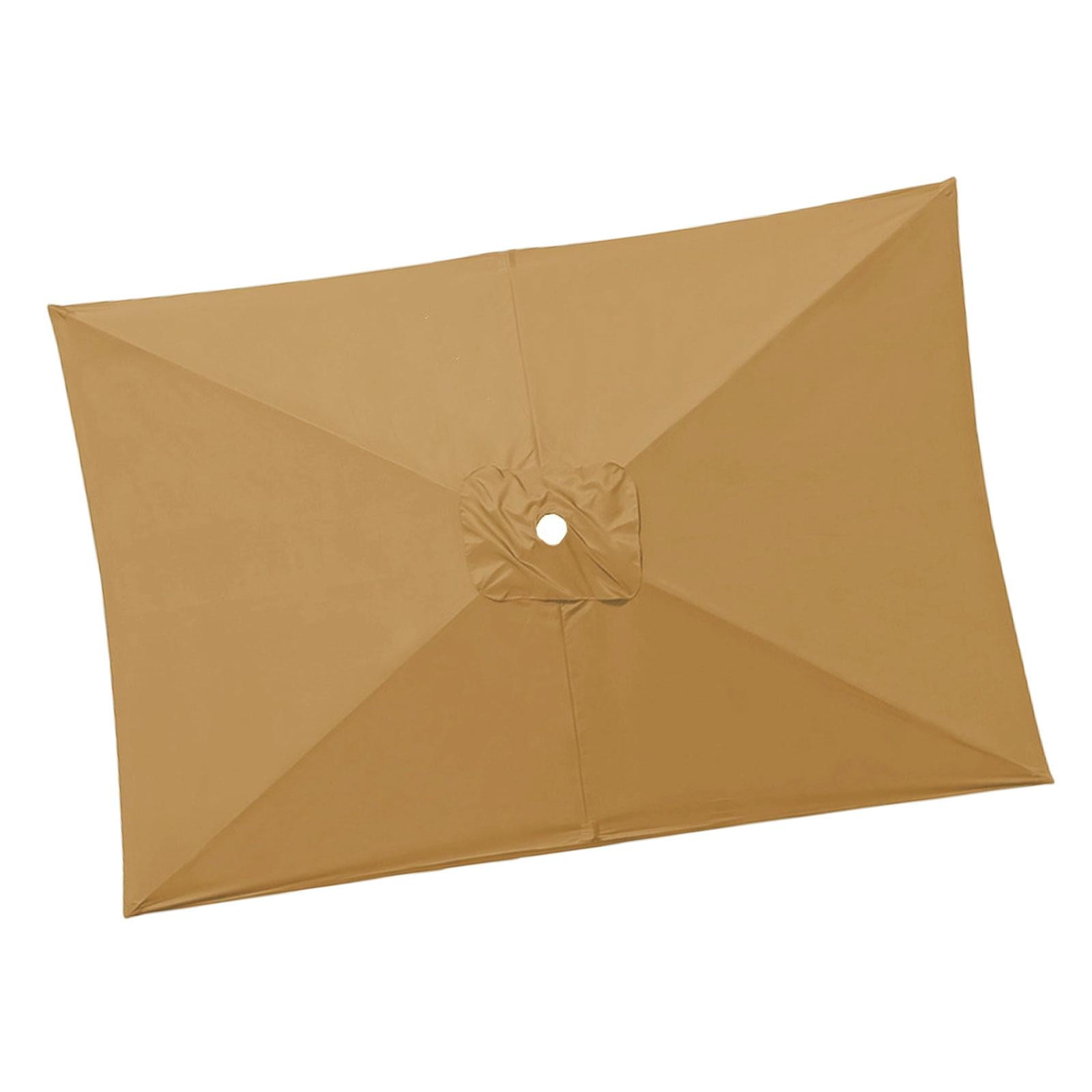 Ioensy - Toldo De Repuesto Para Sombrilla De 200 Cm X 300 Cm, Impermeable, Para Uso En Exteriores, Para Terrazas, Color Caqui