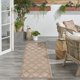thumbnail image 2 of Alfombra de Área Nourison Easy Care Beige Natural 61 x 183 cm Corredor, 2 of 7