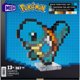 thumbnail image 3 of Legos y Bloques Bloques Squirtle Charmander Píxel Art Pokémon - Juguete - MEGA., 3 of 3