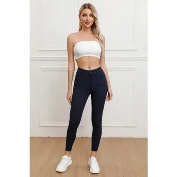 Pantalones Leggins Algodón Tela Jeans Full Elasticado Calza 2005