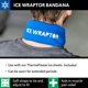 thumbnail image 5 of Bandana refrigerante ICE WRAPTOR azul + bolsa de hielo, 5 of 9