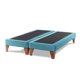 thumbnail image 2 of Base Cama Europea Zen Tela Turquesa 2 Plazas, 2 of 3