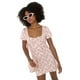 thumbnail image 1 of Vestido Mujer Manga Corta Print Flores Crema Corona, 1 of 5