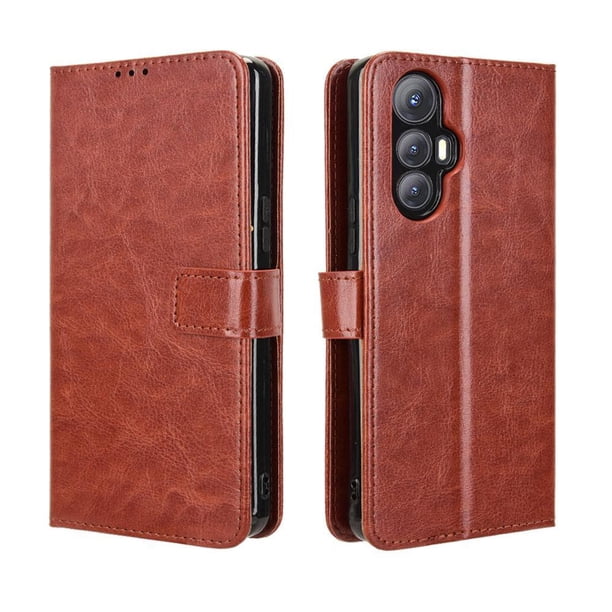 Funda tipo libro para Cubot Max 5, cartera todo‑en‑uno, funda multifuncional con tarjetero y correa de muñeca desmontable
