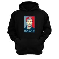 Genérico - Polerón Canguro Bowie Negro Talla Xl Unisex