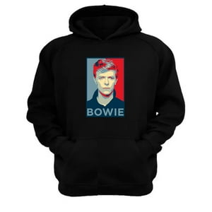 Genérico - Polerón Canguro Bowie Negro Talla Xs Unisex