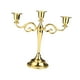 thumbnail image 1 of Candelabro Retro De 3 Brazos Para Hotel, Aniversario, Regalo De Inauguración De La Casa, Dorado, 1 of 5