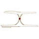 thumbnail image 1 of Accesorios De Joyería De Cadena De Pecho De Lencería Para Club Summer Mujeres Y Ni?as Red Diamond Gold, 1 of 5