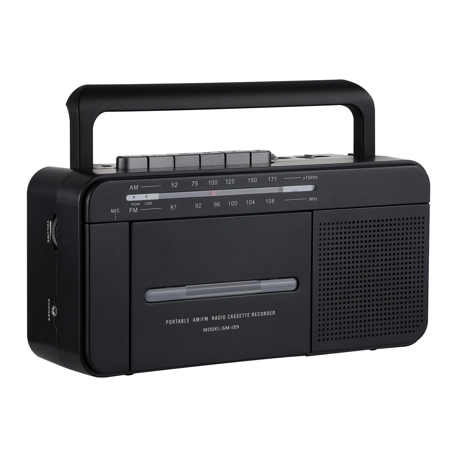 Semier - Reproductor De Casetes Y Grabador De Radio Am Fm, Convertidor Mp3