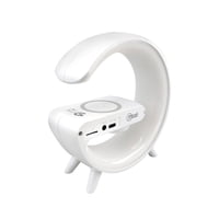 Parlante My Lil G Mlab 5 In 1 Cargador Inalámbrico + Luz Rgb + Reloj + Alarma