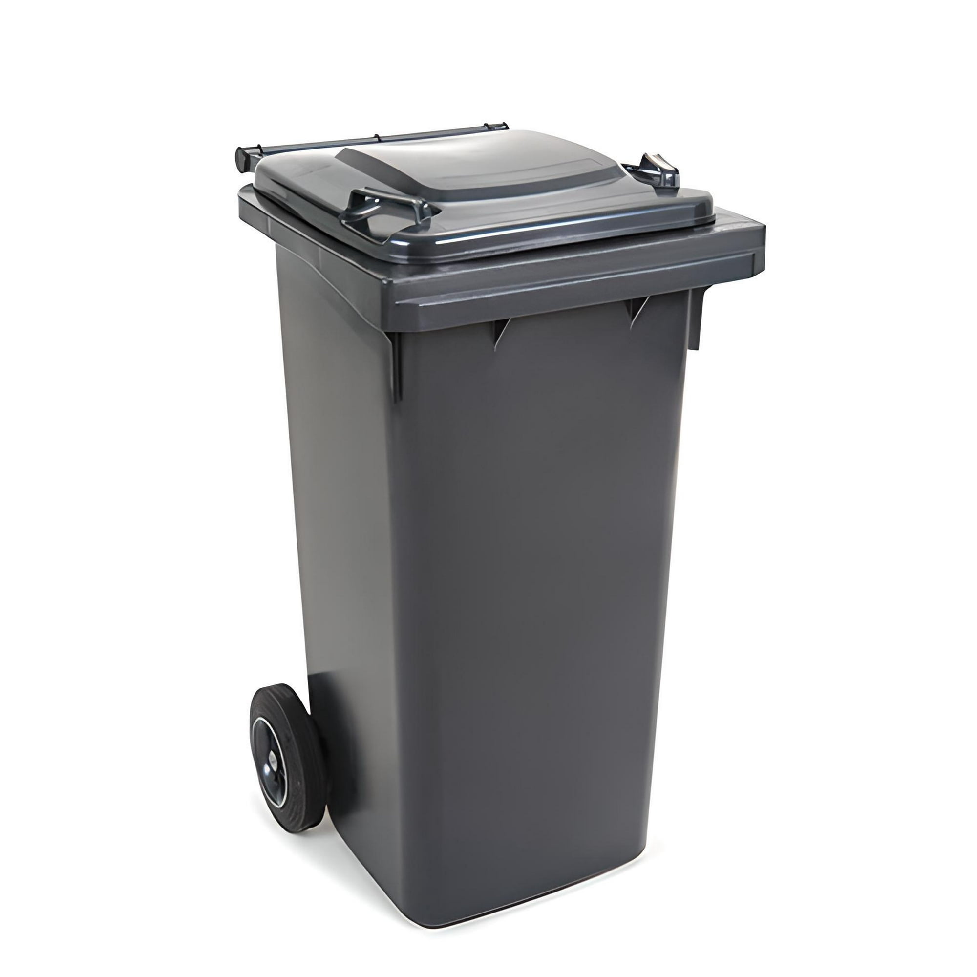 Recilock - Basurero De 240 Litros Con Ruedas - Gris Oscuro