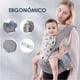thumbnail image 3 of Porta Bebé Ergonómico Asiento Multifuncional 6 En 1 Gris, 3 of 4
