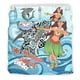 thumbnail image 2 of Juego de cama Islas Marshall - Polinesia Niñas con tiburón, 2 of 3