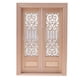 thumbnail image 1 of Accesorios De Puerta Doble De Madera Externos Sin Pintar, Bricolaje, Hechos A Mano, Exquisitos En Miniatura, 1 of 5