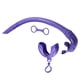 thumbnail image 1 of Snorkel De Buceo Tubo De Buceo Forma De J Snorkel Mojado Flexible Plegable Para Adultos Violeta, 1 of 5