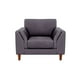 thumbnail image 1 of Sofa Milan 1C Con Resortes Pocket Lino Gris Oscuro, 1 of 3
