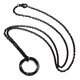 thumbnail image 1 of Collar Vikingo Titanio Circulo Runas Nordicas, 1 of 3